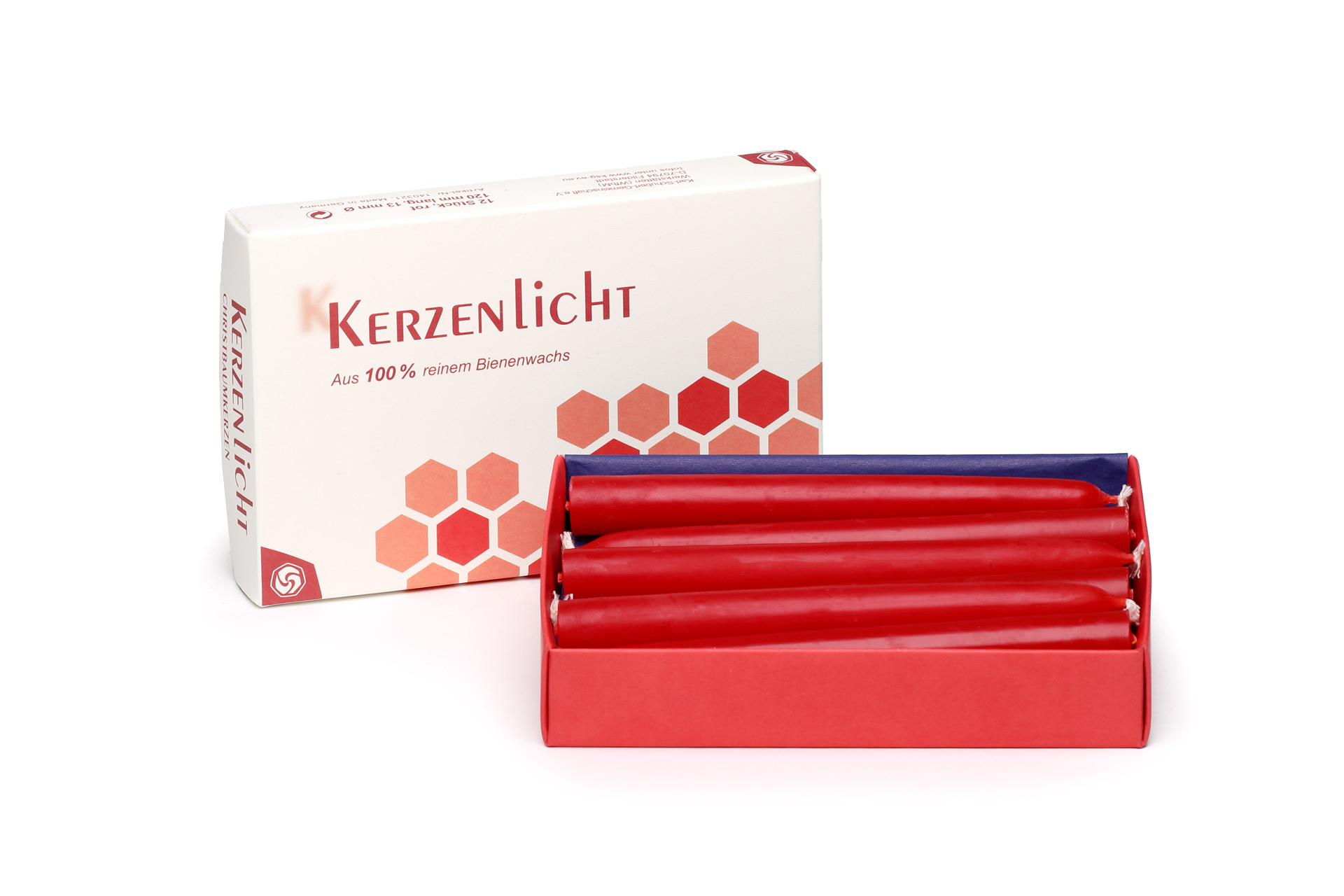 Bienenwachskerzen-Christbaumkerzen-120mm-rot-verpackt-12-Stueck-ksg