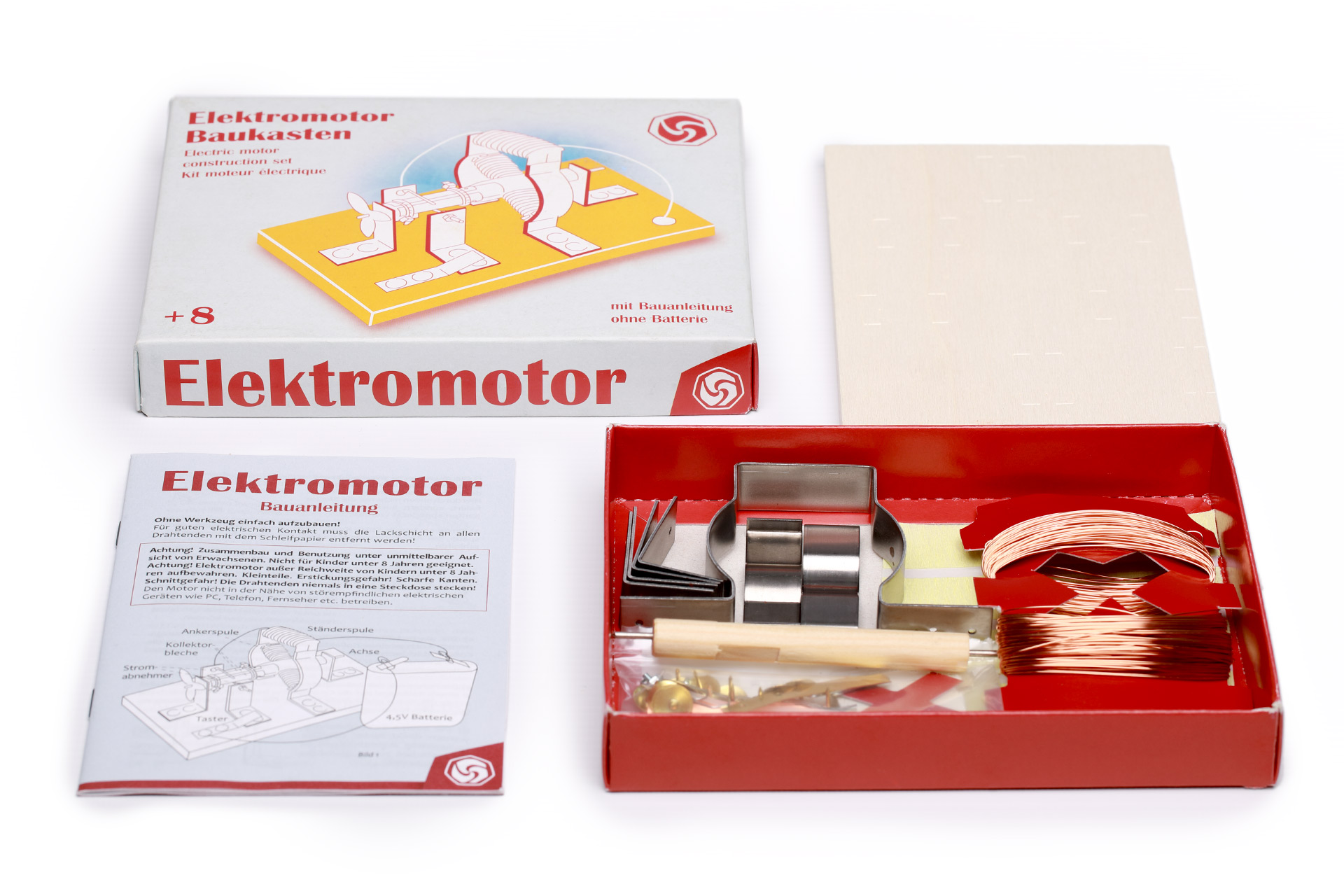 Elektromotor Bausatz   - forschen, entdecken