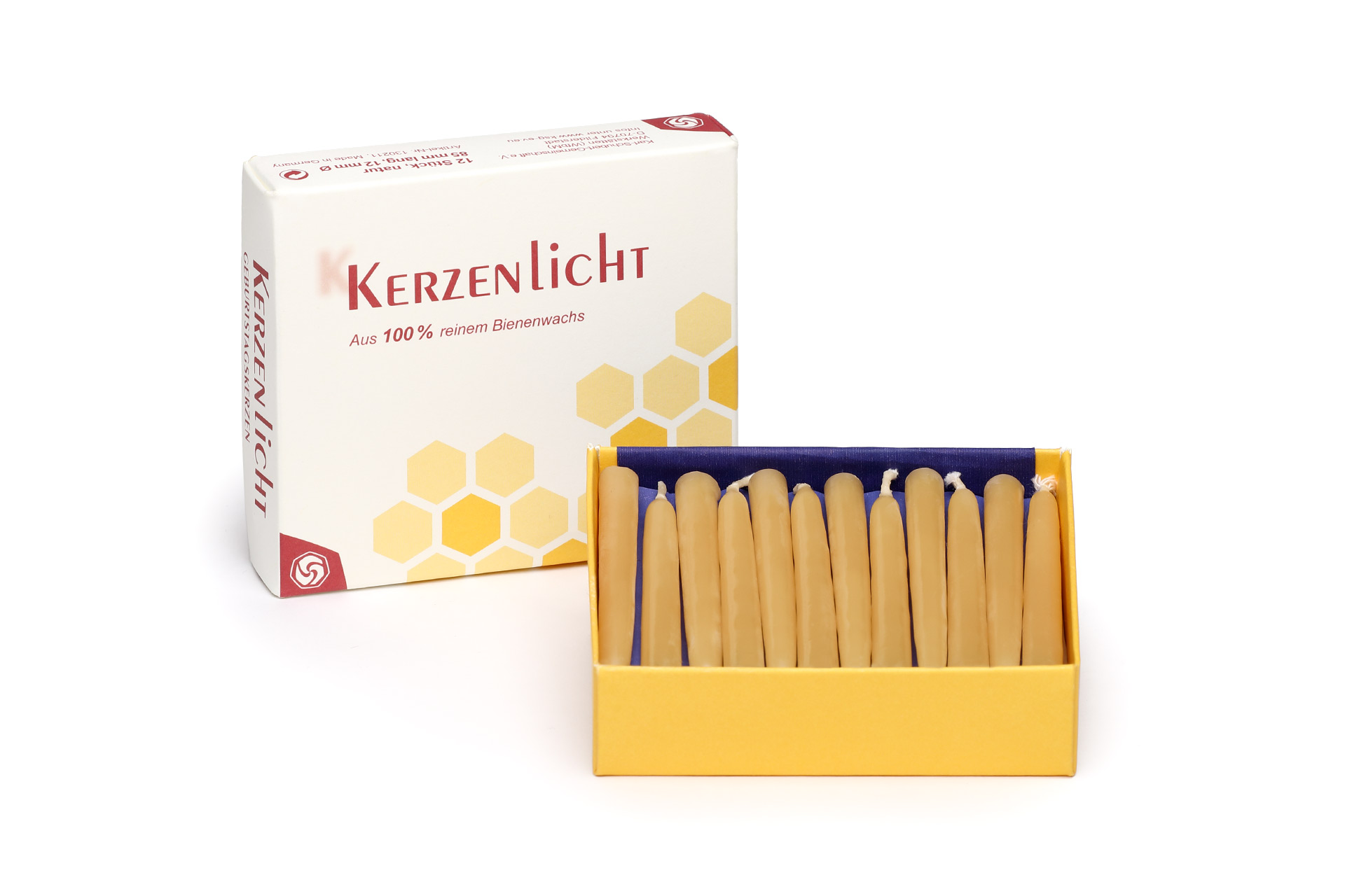 Bienenwachskerzen-Christbaumkerzen-120mm-natur-verpackt-24-Stueck-ksg